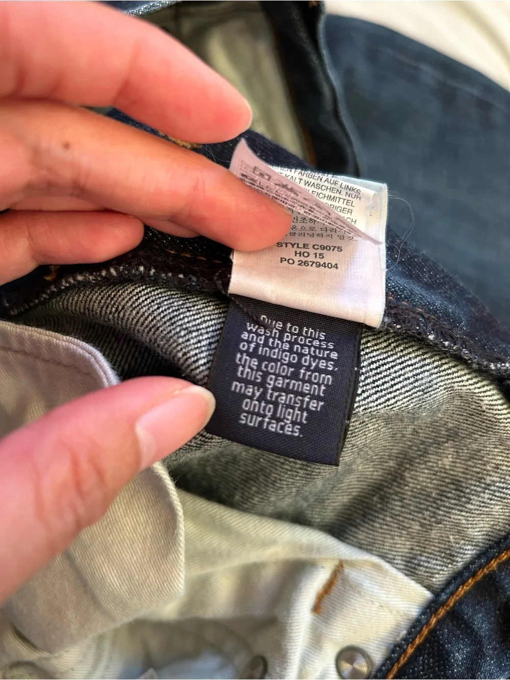 J. Crew Men’s Dark Indigo Straight Jeans 31 W 32 L Denim
